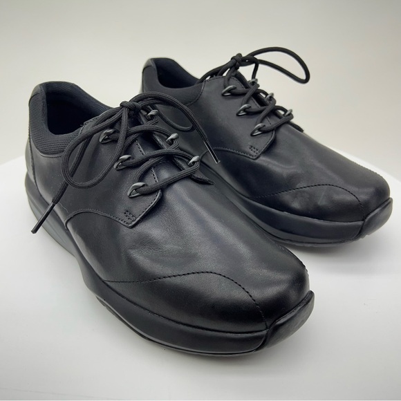 MBT Kampala Casual Oxford Rocker Comfort Walking Shoe Black Leather 8 EU38 New - Picture 7 of 15